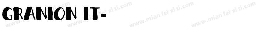 Granion it字体转换
